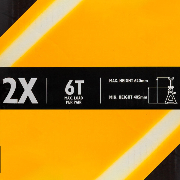 JCB 6 Tonne Automotive Ratchet Axle Stand Set | JCB-TH56002A