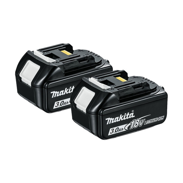 Makita BL1830x2 18V 3.0Ah LXT Lithium-Ion Battery (Twin Pack)