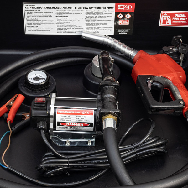 SIP SIP-06951 430ltr Diesel Tank w/ High-Flow 12v Pump