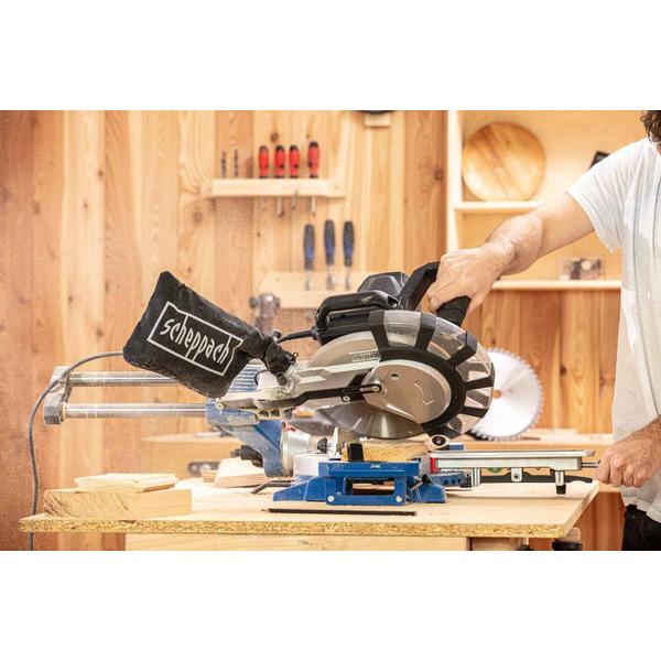 Scheppach 2220W Crosscut, Slide, and Mitre Saw with 254mm Blade | HM254SPX