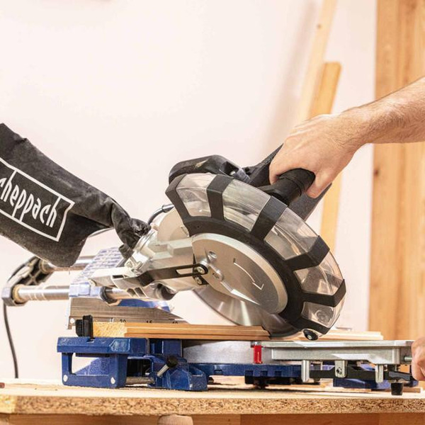Scheppach 2220W Crosscut, Slide, and Mitre Saw with 254mm Blade | HM254SPX