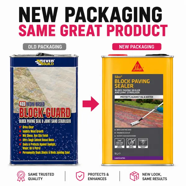 Sika 881569 Block Paving Sealer 5L - Previously Block Guard