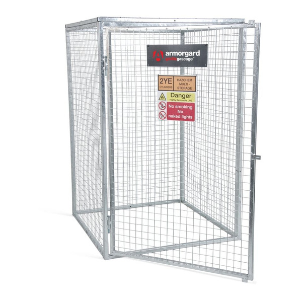 Armorgard GGC6 Gorilla Gas Cage, Modular Bolt-together Gas Cage - 1212 x 1266 x 1831mm