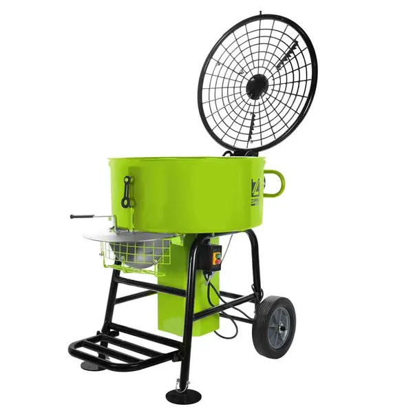 Zipper ZWM 120 Forced Action Pan Mixer 120L 1100W Concrete Resin Screed 240v