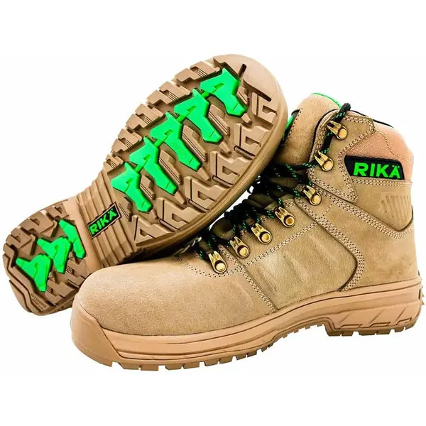 Rika CLOR021-7 Jackal Stone Nubuck Safety Work Boot Size 7