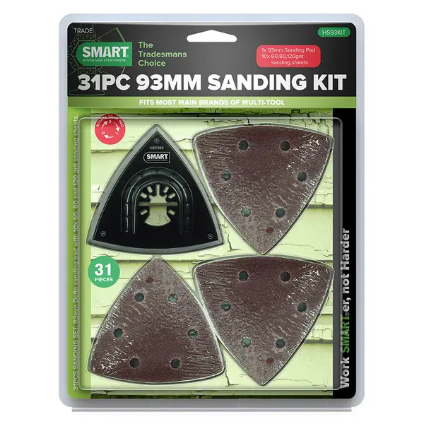 SMART HS93KIT Trade 93mm Complete Sanding Kit - 31 Piece