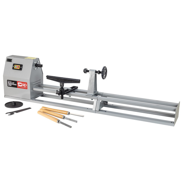 SIP SIP-01458 14" x 40" Starter Wood Lathe w/ 3pc Chisel Kit