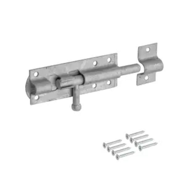 Eclipse 102 mm Straight Tower Bolt - Hot-Dipped Galvanised - J93022