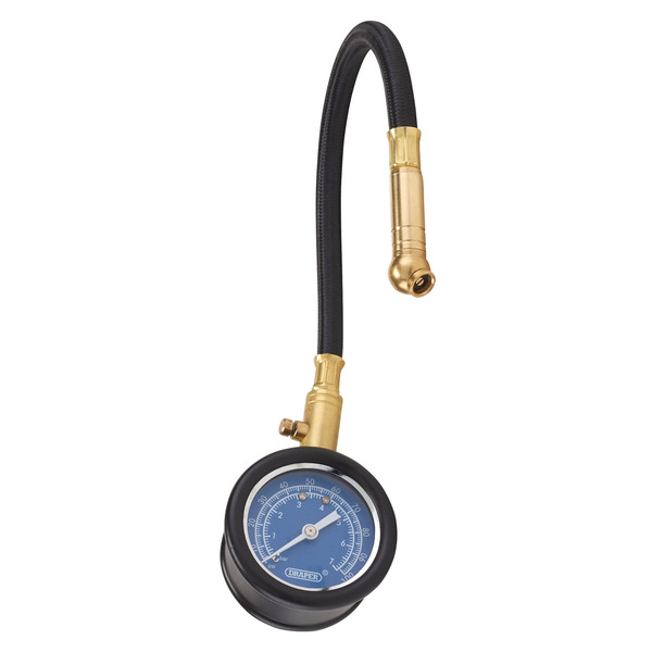 Tyre Pressure Gauge with Flexible Hose