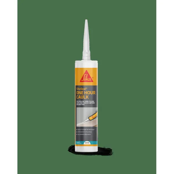 Everbuild SikaSeal One Hour Caulk White 380ML - 879087
