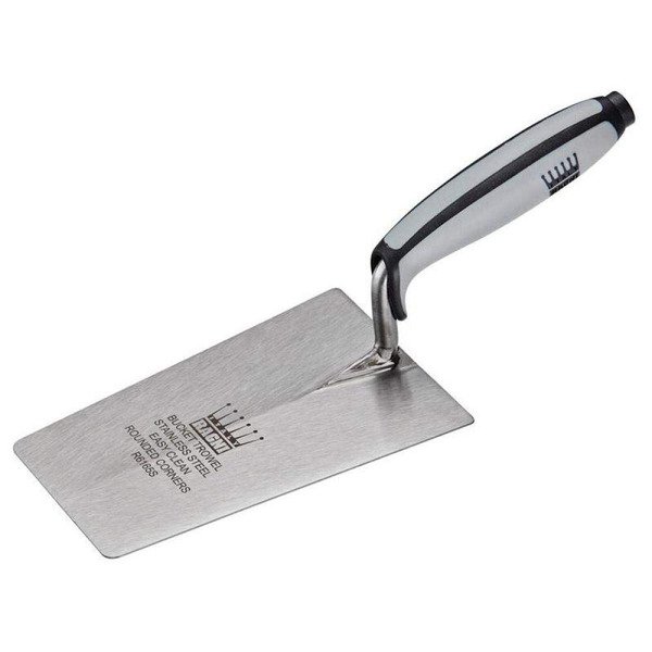 RAGNI R6165S STAINLESS BUCKET TROWEL Size 6.5