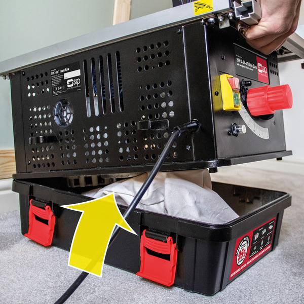 SIP 2-in-1 Table Saw with Integrated Dust Extractor - 01513