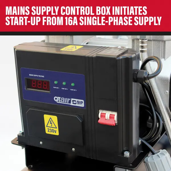 SIP SIP-05498 QT DD 4.5hp 200ltr Ultra Low Noise Compressor