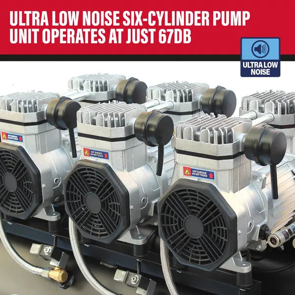 SIP SIP-05498 QT DD 4.5hp 200ltr Ultra Low Noise Compressor