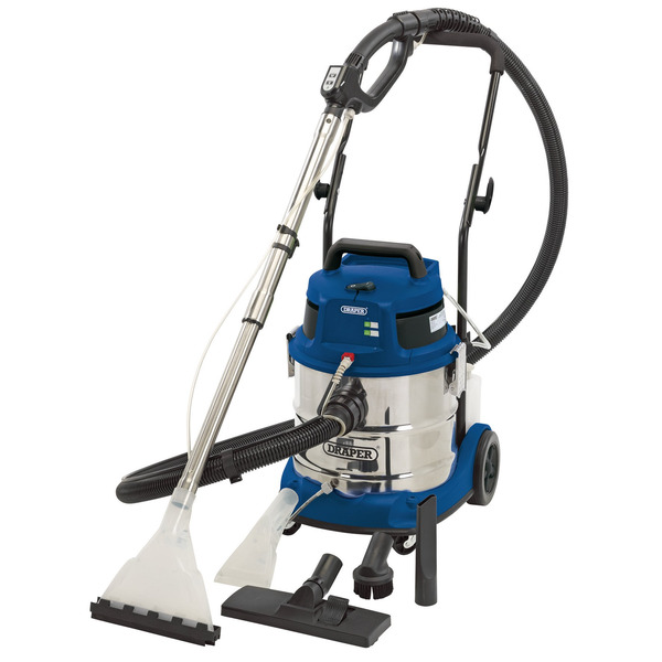 Draper 3 in 1 Wet and Dry Shampoo/Vacuum Cleaner, 20L, 1500W