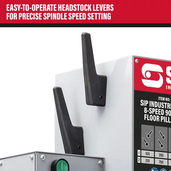 SIP SIP-01719 F25-GB 8-Speed 900w Ind Floor Pillar Drill