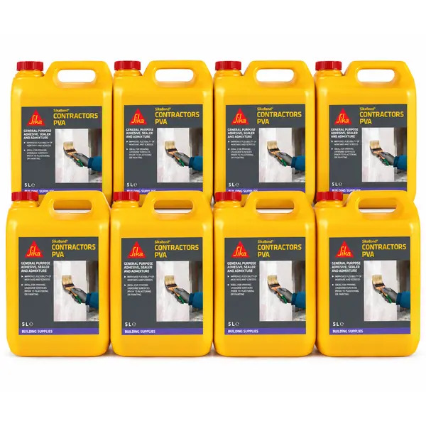 Sika 754683x8 Sikabond Contractors PVA 5L - BOX OF 8