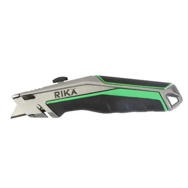 Rika KNIF001 Rikä Heavy Duty Utility Knife | Zinc Alloy Body with 5 SK2M Blades