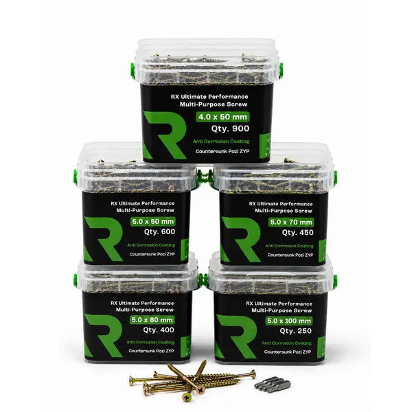 Rika MPSRX2600 Premium Cutter Ultimate Bulk Screw Pack 2600pk | Various Sizes