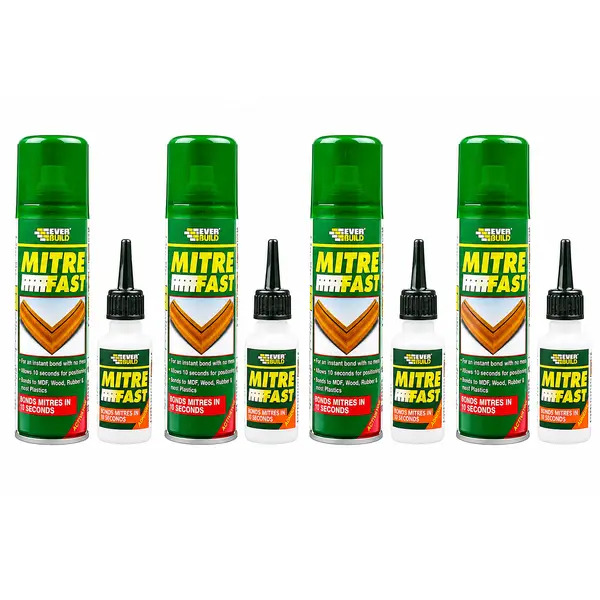 Everbuild 462029x4 MITRE FAST Bonding Kit Industrial - x4