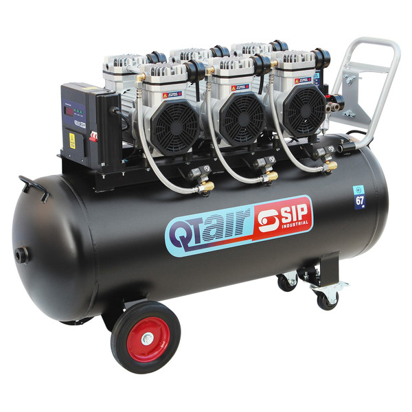 SIP Qt Air DD 4.5Hp 150Ltr Ultra Low Noise Oil-Free Direct Drive Compressor - 05497