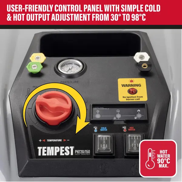 SIP SIP-08957 TEMPEST PH720/150 Hot Water Pressure Washer