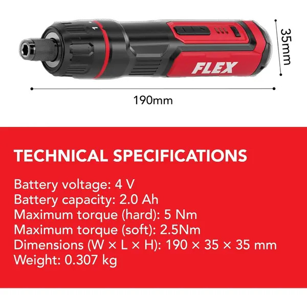 Flex 534549 4v Cordless Screwdriver SD 7-320 4