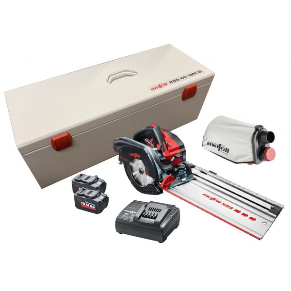 Mafell KSS60 18Mbl Saw system with carry case c/w 2 x 5.5Ah Li-HD Batteries
