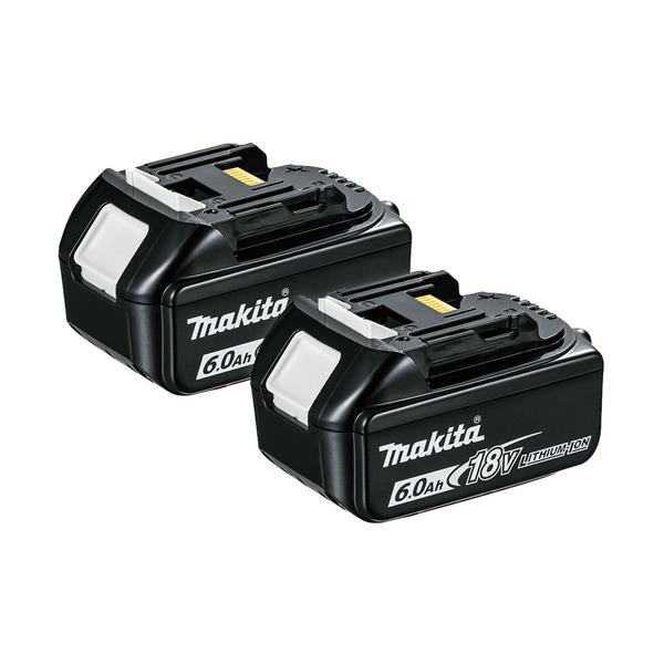Makita BL1860 18V 6.0Ah LXT Lithium-Ion Battery (Twin Pack)