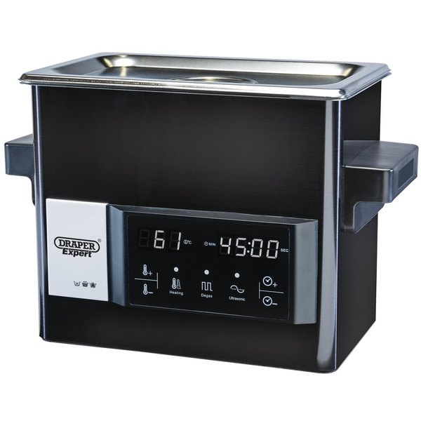 Draper 92632 Expert Ultrasonic Cleaning Tank, 3L