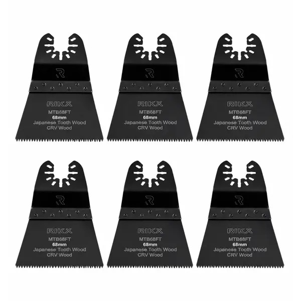 Rika MTB68JTx6 RIKÄ MTB68JT 68mm Japanese Tooth Multi Tool Saw Blade 6pk