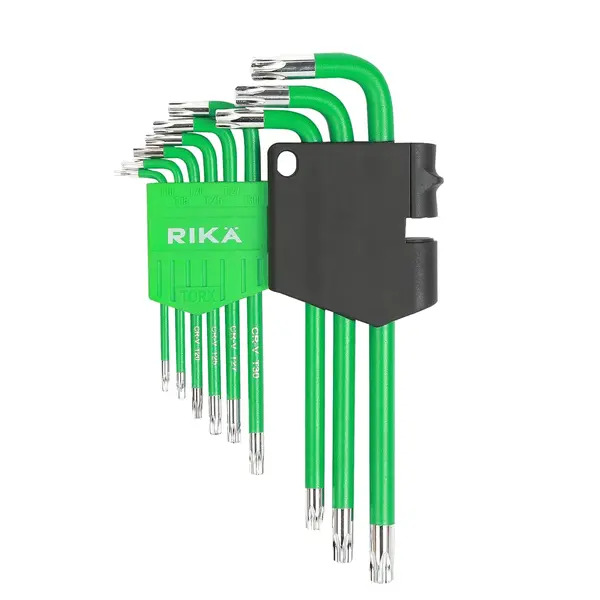 Rika SHEX009 Rikä 9-Piece Professional Metric Long Star Key Set