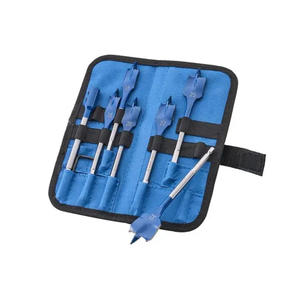 XMS26FLATBIT XMS Bosch 2608902110 7 Piece Flat Bit Self Cut Speed Spade Set