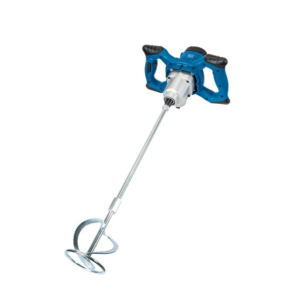 Scheppach 1400W Electric Variable Speed Paddle Mixer for Mortar & Paint (760 RPM) | PM1400