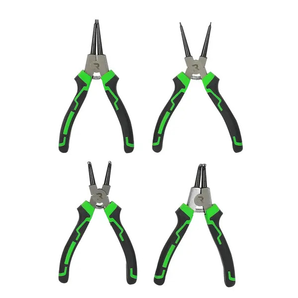 Rika CIRC004 Rikä 4pc 7-inch High Leverage Circlip Pliers Set