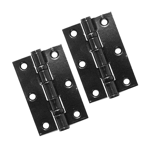 Eclipse 76 x 51 x 2 mm Black Ball Bearing Hinge Grade 7 - 14100