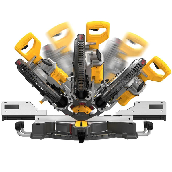 DeWalt DCS781X2-GB 54V 2x 9Ah 305mm Cordless Sliding Mitre Saw Kit