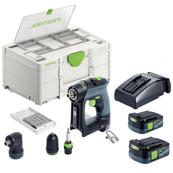 Festool Cordless drill CXS 12 2,5-Set