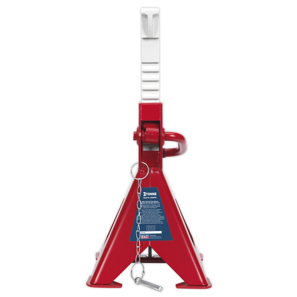 Sealey AAS3000 Auto Rise Ratchet Axle Stands (Pair) 3 Tonne Capacity per Stand