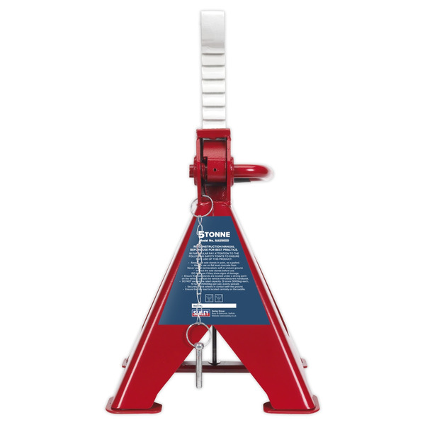 Sealey AAS5000 Auto Rise Ratchet Axle Stands (Pair) 5 Tonne Capacity per Stand