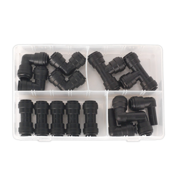 Sealey AB071JG John Guest&reg; Coupling Assortment 12mm 15pc