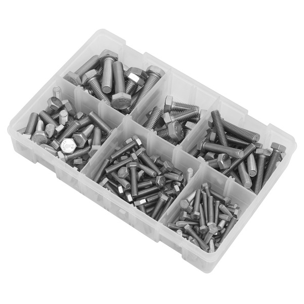 Sealey AB078SS Stainless Steel Setscrew Assortment M5-M10 150pc