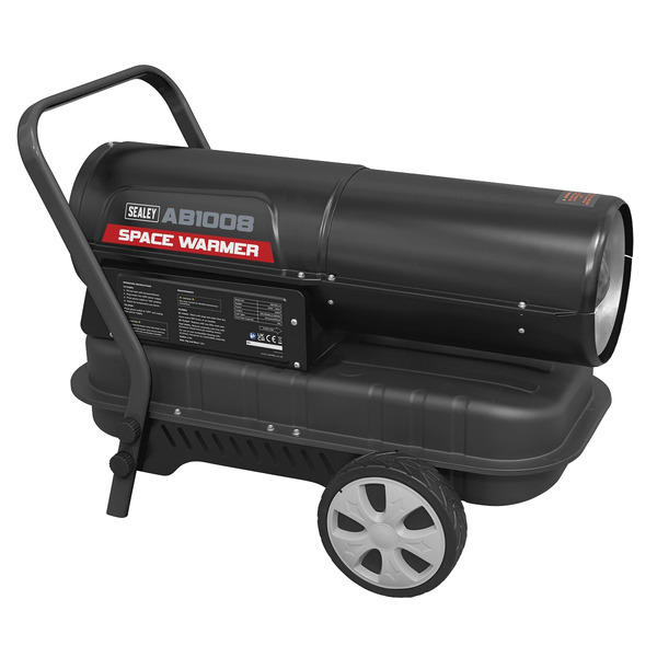 Sealey Space Warmer® Kerosene/Diesel Heater with Wheels 100,000Btu/hr