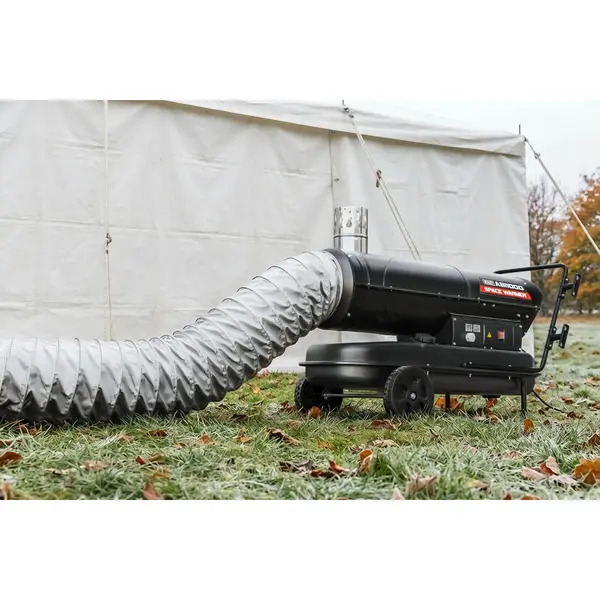 Sealey ABI1000 Space Warmer&reg; Indirect Kerosene/Diesel Heater with Wheels 102,000Btu/hr
