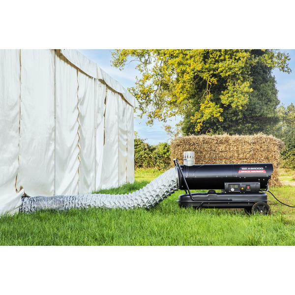 Sealey ABI1000AK1 Flexible Ducting 250mm x 5m