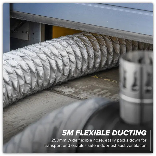 Sealey ABI1000COMBO Space Warmer® Indirect Kerosene/Diesel Heater 102,000Btu/hr with 5M Ducting