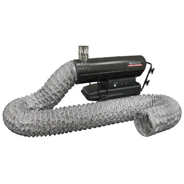 Sealey ABI1700COMBO Space Warmer&reg; Indirect Kerosene/Diesel Heater 170,000Btu/hr with 5M Ducting