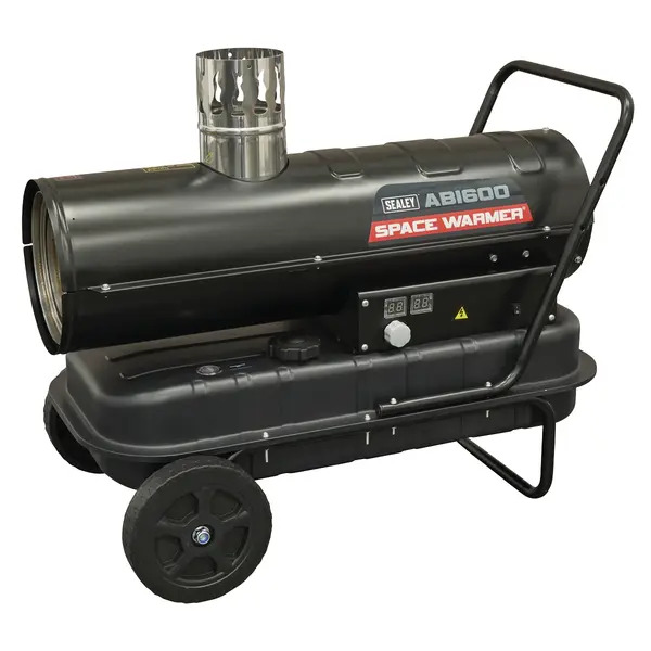 Sealey ABI600 Space Warmer&reg; Indirect Kerosene/Diesel Heater with Wheels 68,000Btu/hr