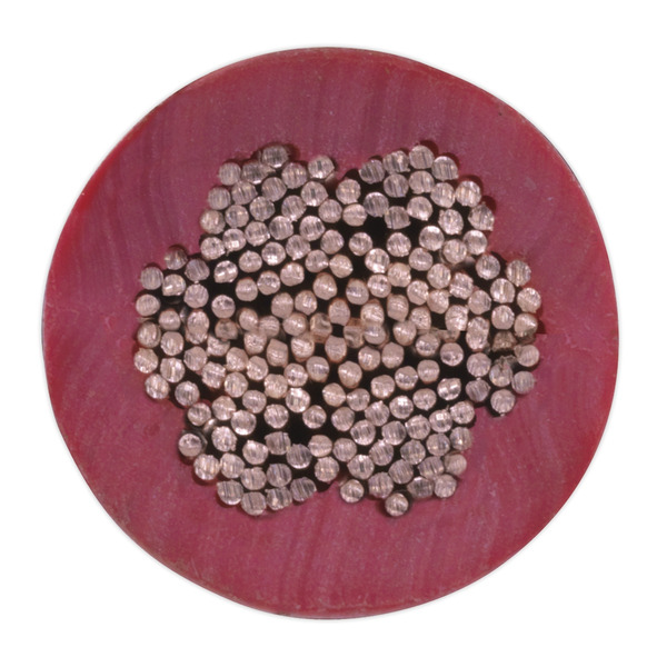 Sealey AC25SQRE 10m Automotive Starter Cable 196/0.40mm 25mm� 170A - Red