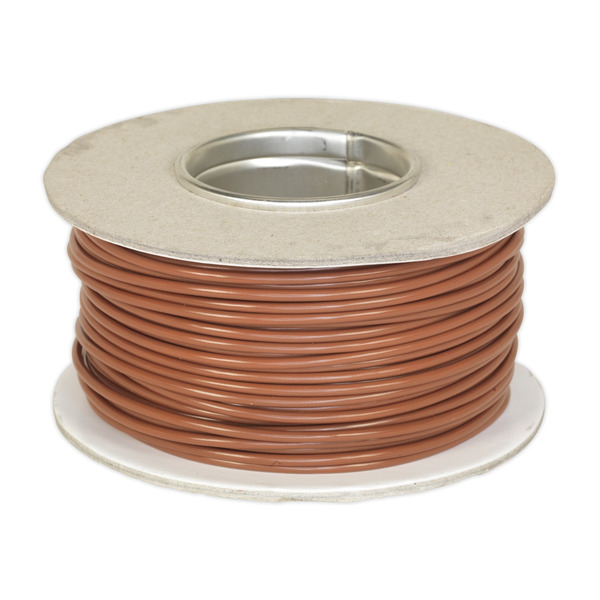 Sealey AC2830BN Thin Wall Single Automotive Cable 2mm� 28/0.30mm 50m - Brown